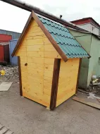 №6 Туалет дачный Домиком, размер 1.3х1.5м